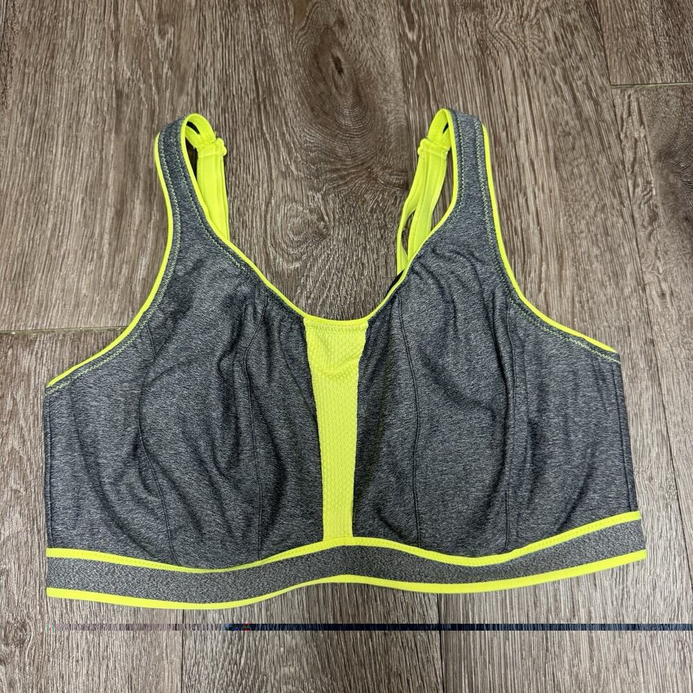 Prima Donna 6000110 Size UK 34F The Sweater Underwire Sports Bra Gray